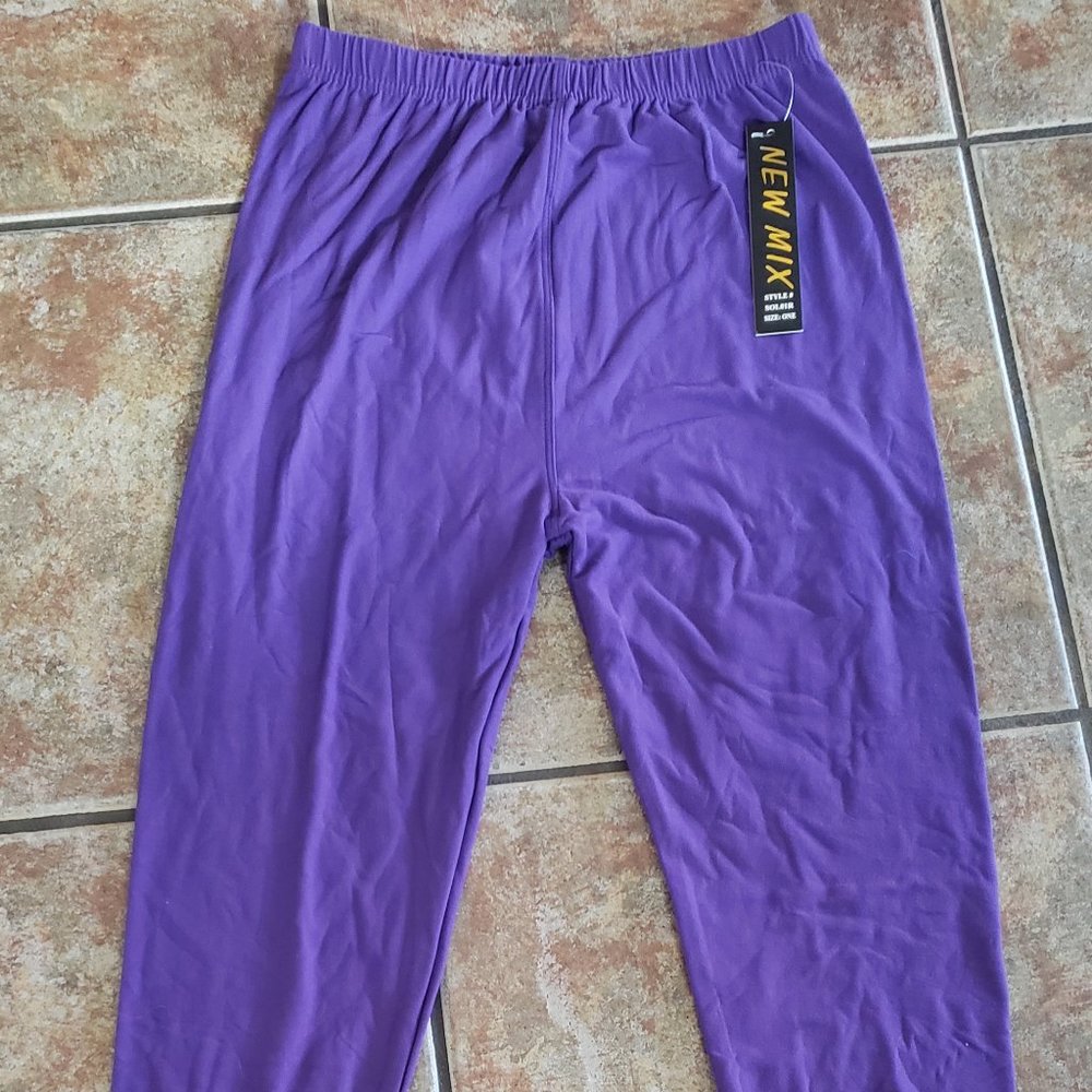 Regal Purple Luxuriously Soft Leggings for Women
